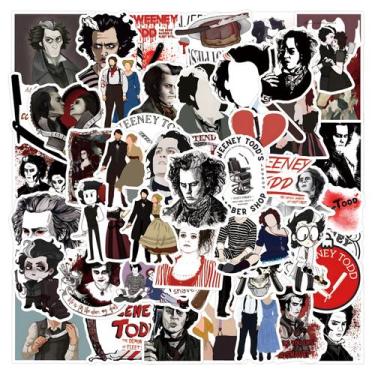 Imagem de Adesivos Sweeneys Todds Anime à prova d'água, 55 unidades/lote, 5-7 cm