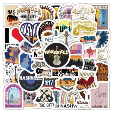 Imagem de Adesivo de vinil impermeável Musics City, anime, 54 unidades/lote - yi