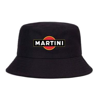 Imagem de Chapéu de sol unissex para pescadores de praia Bucket Hat Martinis Ani