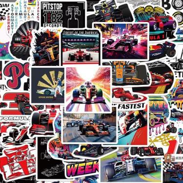 Imagem de Adesivos Formulas One, vinil impermeável, anime, 50 unidades/lote - yi