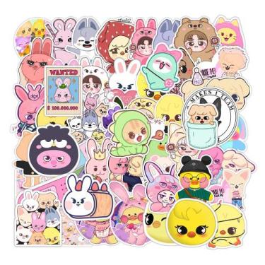 Imagem de Adesivos Skzoos, vinil impermeável, anime, 50 unidades/lote, 5-7 cm - 