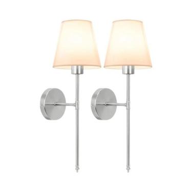 Imagem de Luminária De Parede RGB Sem Fio Com Bateria Recarregável De 2000mAh Pa