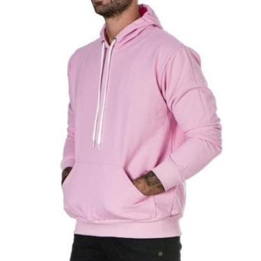 Imagem de Moletom Moleton blusa de frio Canguru Unissex Agasalho-Unissex