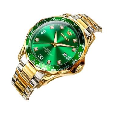 Imagem de Relógio De Luxo Masculino À Prova d'Água Com Pulseira De Aço Inoxidáve