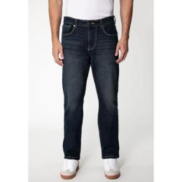 Imagem de Calça Jeans Slim Tapered Azul Escuro-Masculino