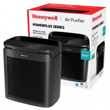 Imagem de Purificador de Ar com Filtro HEPA para Salas Médias, Grandes, 110V Honeywell, Preto