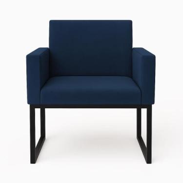 Imagem de Poltrona Decorativa Reforçada Para Espaço Beauty E Recepção - Móveis M