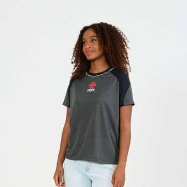 Imagem de Camiseta Braziline Vasco Tremor - Feminino - Cinza-Feminino