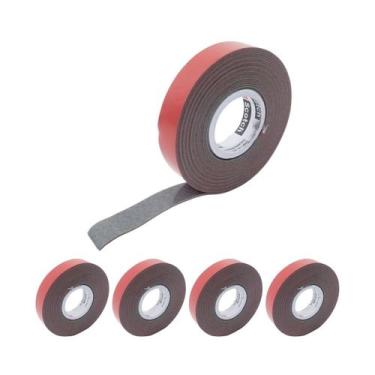 Imagem de Kit 5 Fita Dupla Face 3m Automotiva 12mm X 3 Mts