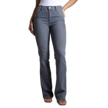 Imagem de Calça Sarja Sawary Boot Cut - 282756 - cinza 46, Cinza, 46