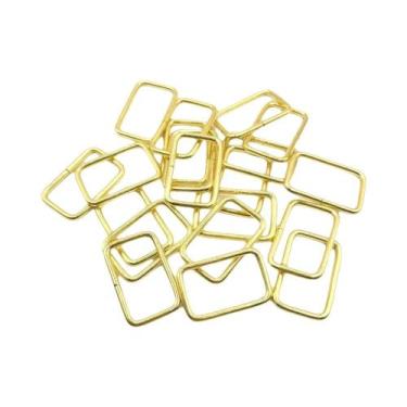 Imagem de Fivela Retangular De Metal 10-38mm, Pacote Com 40 Peças Para Cinto, Al