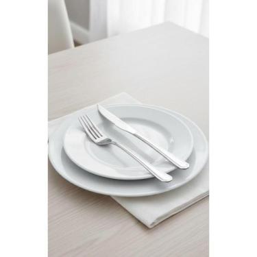 Imagem de Jogo Garfo Faca Inox 24 Peças P/ Restaurante - Congratulations Store