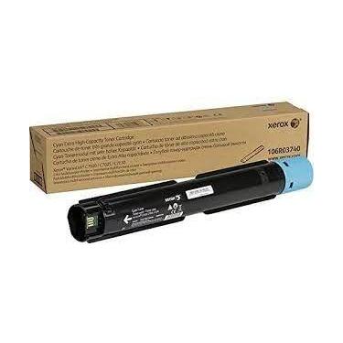 Imagem de Cartucho Toner Xerox C7020 7030 Ciano Original 106R03748NO