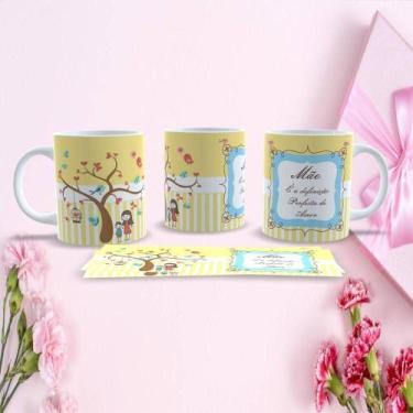 Imagem de Caneca de Porcelana 325ML Mães Estampa 19 Dia das Mães Branco Outras M