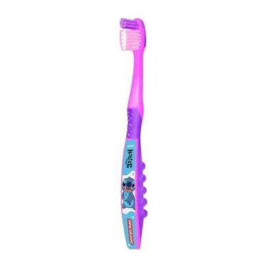 Imagem de Stitch Escova Dental com Estojo Deantalclean - Dentalclean, Rosa