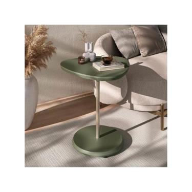 Imagem de Mesa de Apoio Lateral Oval Bel - 100% MDF - ARTELY, Menta