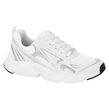 Imagem de Tênis Feminino Vizzano Esportivo Tecido Academia Caminhada, 39, Branco