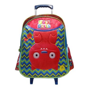 Imagem de Mochila de Carrinho Escolar Infantil Clio UglyDolls com Asas - Clio St