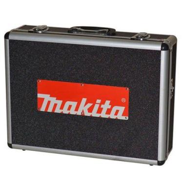Imagem de Maleta De Aluminio Preta Makita Grande Espumada Ideal Para Martelete E