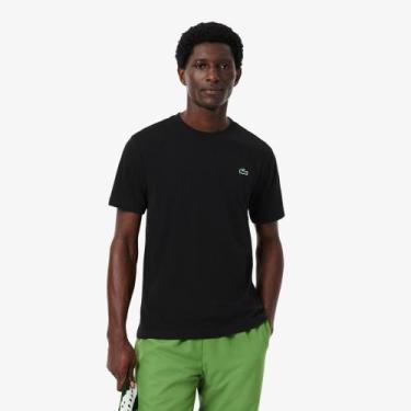 Imagem de Camiseta Esportiva Ultra Dry com Estampa de Crocodilo - Lacoste, M, Pr