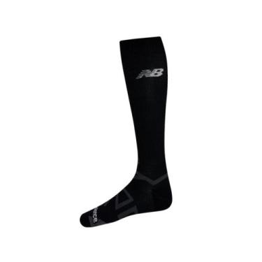 Imagem de Meia New Balance Compressão, Preto, 39-43