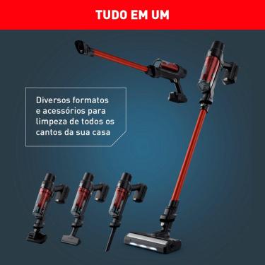 Imagem de Kit Aspirador de Pó Vertical sem Fio Xpert 7.60 RH6A Bivolt com Ferro de Passar Steamgliss FSGP 127V Arno