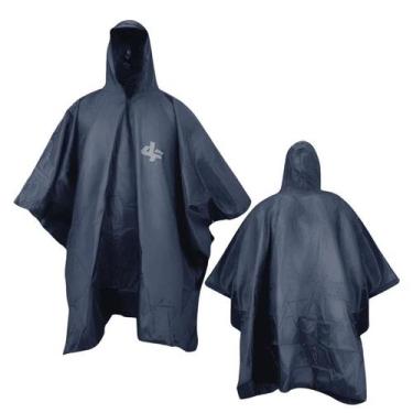 Imagem de Capa de Chuva Azul Marinho Albatroz Poncho em Nylon 100 Super Resisten