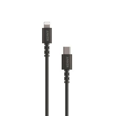 Imagem de Cabo Usb-C para Lightning Anker Powerline Select Super-Resistente 0,9m Preto 1 Unidade