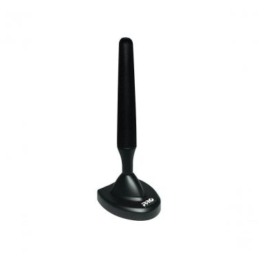 Imagem de Antena Digital Interna e Externa Vhf-uhf-hdtv Proeletronic com Base Magnética e Cabo 3m para Sinal Hd