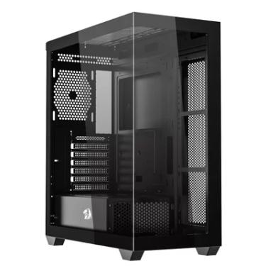 Imagem de Gabinete Gamer Mid Tower Sem Fan Sem Fonte Ca-609b Deflect Preto Redragon