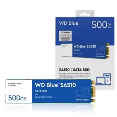 Imagem de SSD WD 500GB SATA 3 M.2, 560mb/s Leit 510mb/s Grav Wdblue, Wds500g3b0b