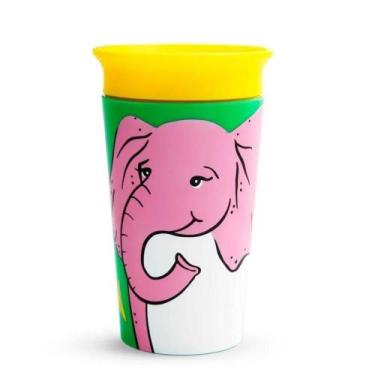 Imagem de Copo Infantil De Treinamento 360 Wild Munchkin Cor:Elefante, Elefante