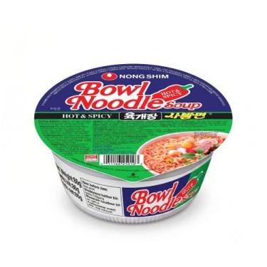 Imagem de Lamen Bowl Noodle Soup Yukguejang Spicy 86g - Nong Shim