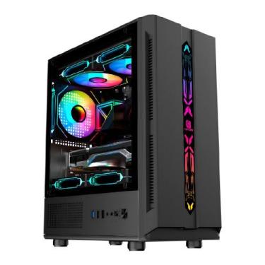 Imagem de Gabinete Gamer Hayom S/ Fans Micro ATX ITX Preto - GB1726