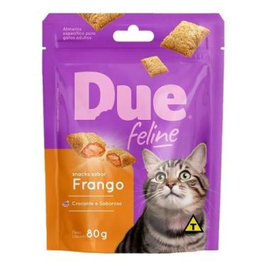 Imagem de Petisco Due Feline Nuggets Sabor Frango Para Gatos - 80g