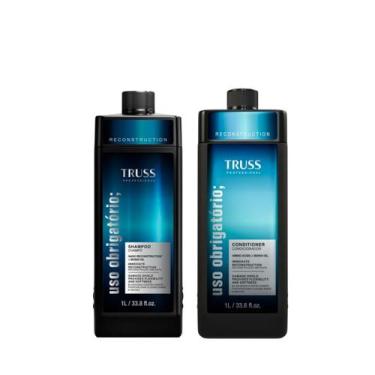 Imagem de Kit Uso Obrigatorio - Shampoo e Condicionador 1L - Truss