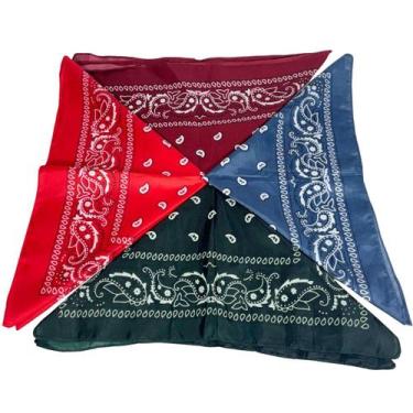 Imagem de Bandana Paisley Country Sertaneja Lenço Pescoço Cabeça E Pet - OKLAHOM