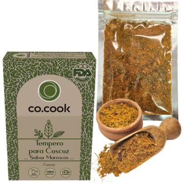 Imagem de Tempero Funcional 100% Natural Cocook Cuscuz Sabor Marrocos 75g