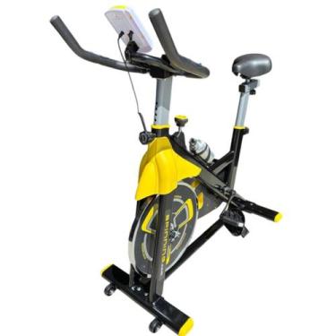 Imagem de Bicicleta ergométrica spinning amarela - 1 - Gohl