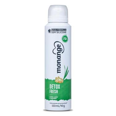Imagem de Desodorante Aerossol Monange Detox Fresh Feminino 48h Capim Limão e Ge