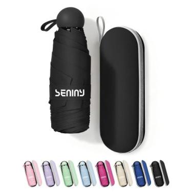 Imagem de Guarda-chuva Mini Portátil Dobrável Seniny UV Resistente à Chuva 102 c