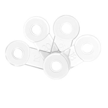 Imagem de Protetor Bucal UCUNEZ 50 Peças com Tiras Elásticas Transparentes de 14
