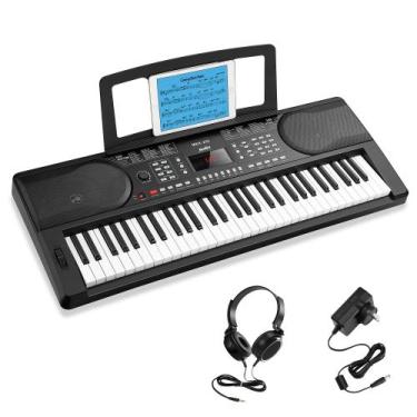 Imagem de Teclado Moukey MEK-200 Piano Digital de 61 Teclas com LED