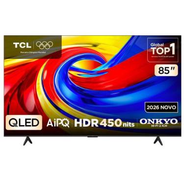 Imagem de Smart TV TCL 85 Polegadas QLED 4K P7L WiFi Bluetooth Google TV HDR10+ 