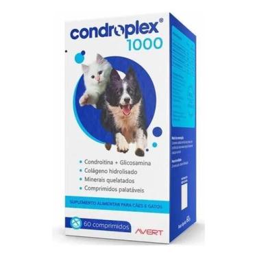 Imagem de Condroplex 1000 Avert Suplemento Condroprotetor Cães e Gatos - Congrat