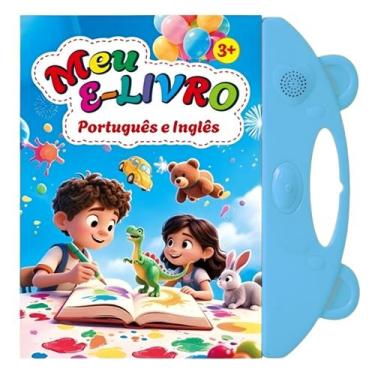 Imagem de Livro Interativo Infantil Com Som Bilíngue Ilustrado Didático Portuguê