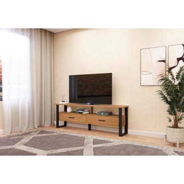 Imagem de Rack Pernambuco 2 GV Freijó e Preto 180 cm