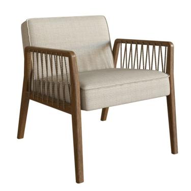 Imagem de Poltrona Lara Bege e Nogueira