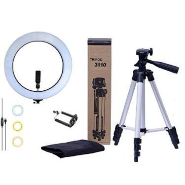Imagem de Kit Youtuber Profissional Ring Light 10'' com tripé Telescópico (TriPod 3110)