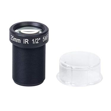 Imagem de Xenocam Lente CCTV IR HD 5.0 Megapixel 25 mm 1/2 polegada para lente de câmera CCTV HD IP AHD F2.4 M12 Mount Íris Fixa Longa Distância de visualização de até 50 m